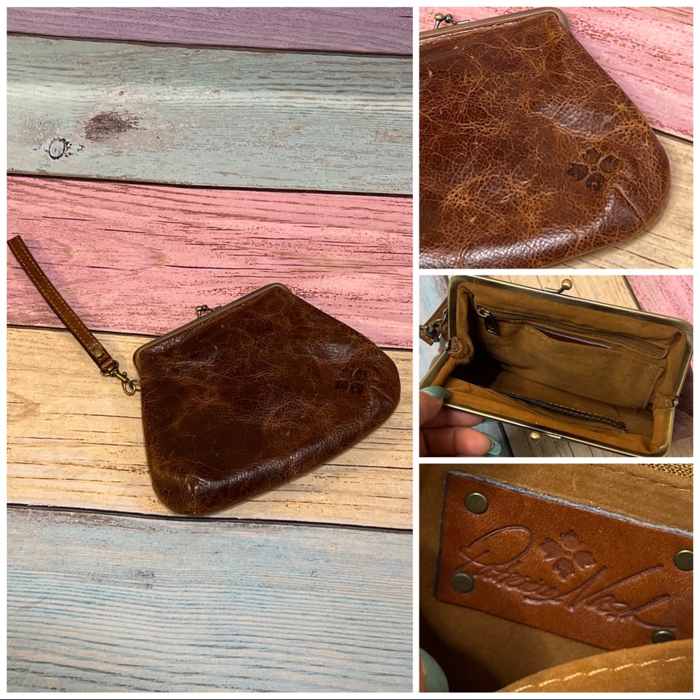 Patricia Nash Savena Leather Wristlet
